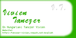 vivien tanczer business card